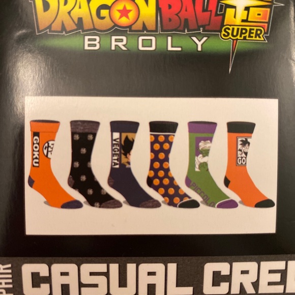 Dragon ball Super Broly The Movie 6pair crew socks - Picture 6 of 8